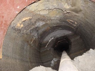 kiwi mole cutting through reinforced concrete